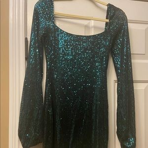 Brand New without tags never worn. Lucy in the sky medium cocktail/hoco dress.